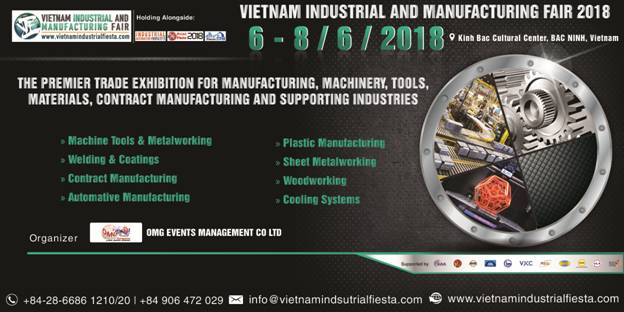 INNOTEK tham gia  Triển lãm Công nghiệp & Sản xuất Việt Nam 2018 từ 06-08/06/2018.