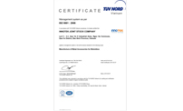 INNOTEK received ISO 9001:2008 by Tuvnord, Germany